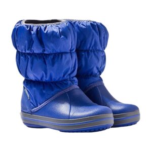 -γαλότσες-Winter-Puff-Boot-Crocs-Μπλε-Famous-Kids1-2