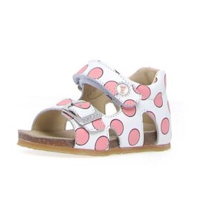 Παιδικά πέδιλα, Falcotto, Naturino, Bea Calf Pr Maxi Pois, WhitePink, Famous Kids 2