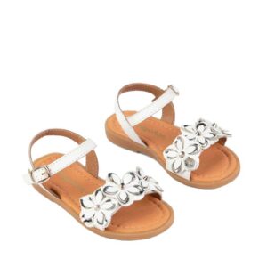 Παιδικά πέδιλα, Conguitos, KV1 30048, Napa Blanco Plata, Famous Kids 1