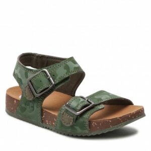 Παιδικά πέδιλα, Timberland, Castle Island Backstrap, Md Green with Camo, Famous Kids 1