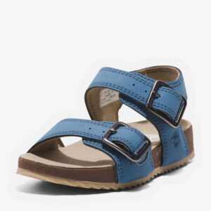 Παιδικά πέδιλα, Timberland, Castle Island Backstrap, Medium Blue, Famous Kids 1