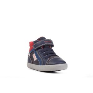 Παιδικά μποτάκια, Geox, B Gisli B, Navy Red, Famous Kids 1