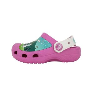 Παιδικά παπούτσια θαλάσσης, Crocs, CC Frozenfever Clog K, Party Pink Oyster, Famous kids 1