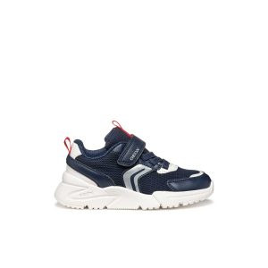 Παιδικά sneakers, Geox, J Loftus A, Navy Red, Famous Kids