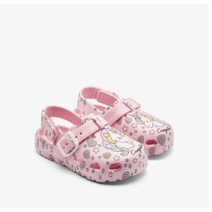Παιδικά παπούτσια θαλάσσης, Conguitos, Clog Unicorn, Fantasy Pink, Famous Kids 1