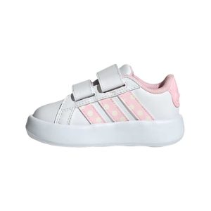 Παιδικά αθλητικά, Adidas, Grand Court Minnie CF I, White Pink, Famous Kids 1
