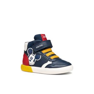 Παιδικά sneakers, Geox, B Gisli Boy, Navy Red, Famous Kids 1