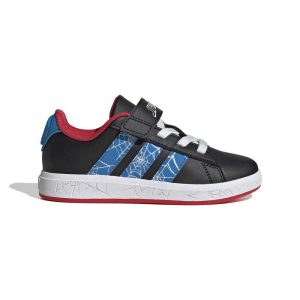 Παιδικά αθλητικά, Adidas, Grand Court Spider Man El, Black, Famous Kids