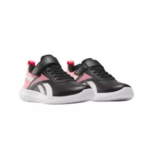 Παιδικά αθλητικά, Reebok, Rush Runner, Black Pink, Famous Kids 1