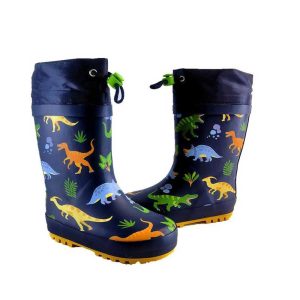 Παιδικές γαλότσες με σχέδιο, Childrenland, YL8200, Bleu, Famous Kids