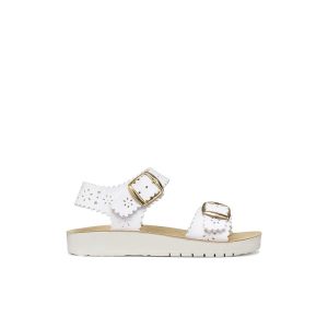 Παιδικά πέδιλα, Geox, J Sandal Costarei, White, Famous Kids