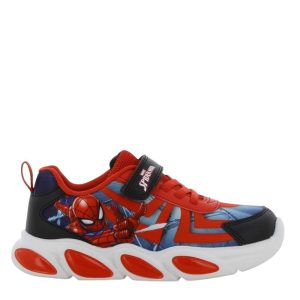 Παιδικά sneakers με φωτάκια, Modum, Spider Man, Black Red, Famous Kids